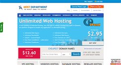 Desktop Screenshot of hostdepartment.com